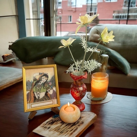 Vintage Mid Century Modern Retro Hurricane Onyx Candle Holder Luminaries - Picture 4 of 8